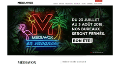 Desktop Screenshot of mediavox.com